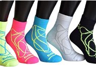 Happy Running compression socks size 39 - 42 blue neon - Socks