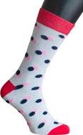 Happy Socks Polka Dot size 41- 46 grey-red - Socks