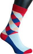 Happy Happy socks Kara size 41 - 46 red and blue - Socks