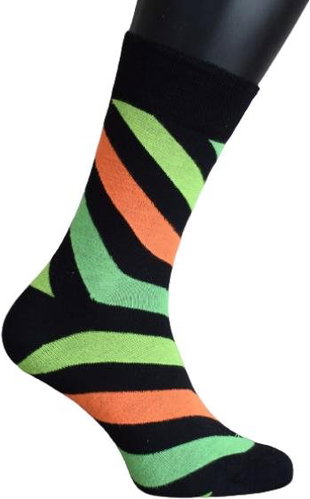 Happy Socks Stripe size 36 - 40 black neon - Socks - Main image