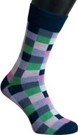 Happy Happy Socks Colored Checkered II - Socks