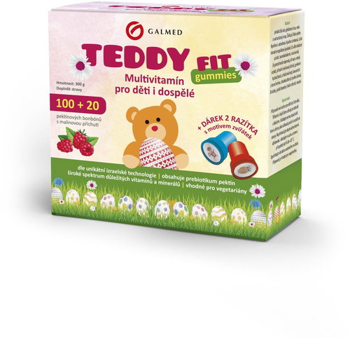 Galmed TeddyFIT gummies 100+20 Velikonoce + dárek 2 razítka - Multivitamín - Hlavní obrázek