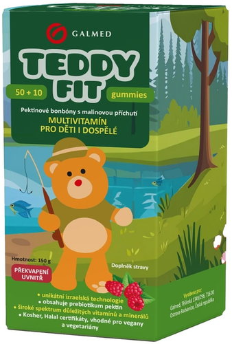 Galmed TeddyFit gummies 50 + 10 pcs Fisherman - Multivitamin - Main image