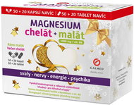 Galmed Magnesium chelate 50 + 20 capsules + Magnesium malate 50 + 20 tablets - Magnesium