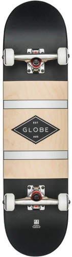 Globe G1 Diablo 2 - 8.0FU, Black/Silver - Skateboard - Main image