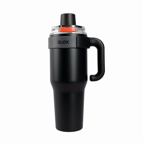 Glox 1.2L thermal bottle, 316 stainless steel, black 2032B - Drinking Bottle - Main image