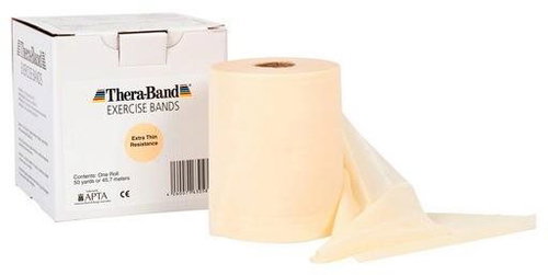Thera-Band, beige, extra light weight, 45 m Jumbo-role - Resistance Band - Main image