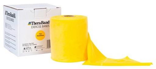 Thera-Band, yellow, light weight, 45 m Jumbo-role - Resistance Band - Main image