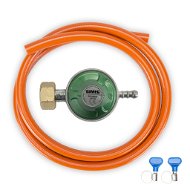 Gimeg Pressure regulator 30 Mbar Combi with 1.5m hose and clamps - Pressure Controller