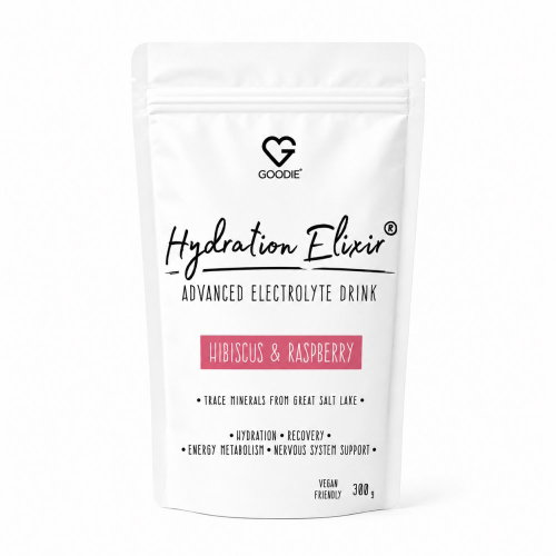 Goodie Electrolyte drink, Hydration Elixir® Hibiscus & Raspberry 300g - Electrolytes - Main image