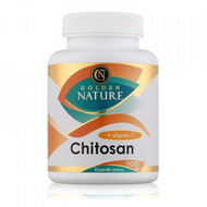 Golden Nature Chitosan + Vitamin C 100 cps. - Doplněk stravy