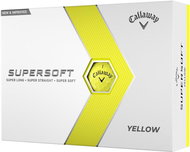 Callaway Supersoft balls, yellow, 12pcs - Golf Ball