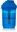 Shaker, Blue, 400ml