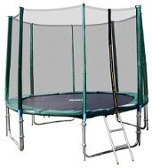 Trampoline GoodJump 4UPVC green trampoline 366 cm with protective net + ladder - Trampolína