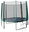 Green trampoline 366 cm with protective net + ladder