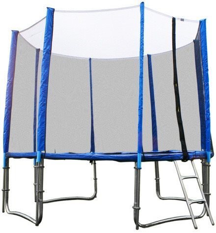 GoodJump 4UPVC blue trampoline 400 cm with protective net + ladder - Trampoline - Main image