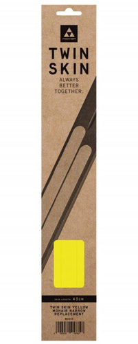 Fischer Twin Skin Yellow Mohair Narrow - Climbing Skins - Main image