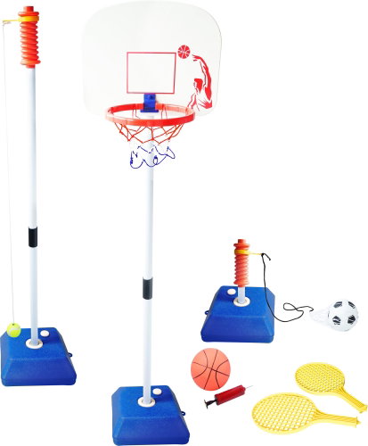 Green sport 3 in 1 - Tennis & Footbal & Basketball Set - Outdoor Game - Main image