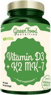 GreenFood Nutrition Vitamin D3 + K2 MK-7 VITALDELTA 90 kapslí - Vitamin D3