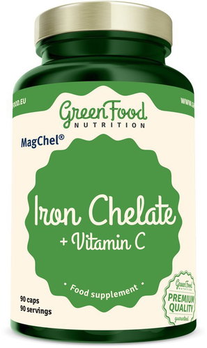 GreenFood Nutrition Iron Chelate 90 kapslí - Iron - Main image