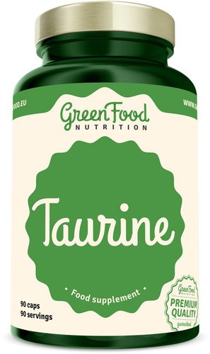 GreenFood Nutrition Taurine 90 kapslí - Dietary Supplement - Main image