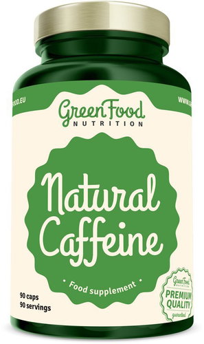 GreenFood Nutrition Natural Caffeine 90 kapslí - Dietary Supplement - Main image