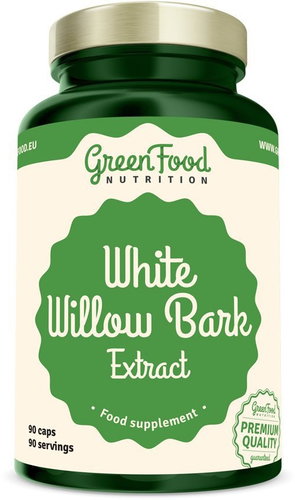 GreenFood Nutrition White Willow Bark 90 kapslí - Dietary Supplement - Main image