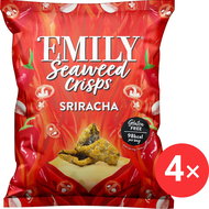 Emily Crispy seaweed, srirarcha 4 x 18 g - Healthy Crisps
