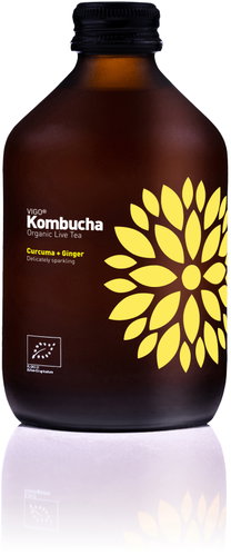 VIGO Kombucha Turmeric + ginger BIO 330 ml - Drink - Main image
