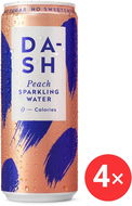 DASH Perlivá voda broskev 4 x 330 ml - Ochucená voda