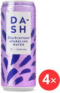 DASH Perlivá voda černý rybíz 4 x 330 ml - Ochucená voda