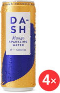 DASH Perlivá voda mango 4 x 330 ml - Ochucená voda