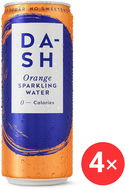 DASH Perlivá voda pomeranč 4 x 330 ml - Ochucená voda