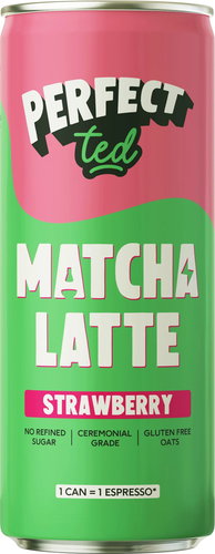 PerfectTed Matcha Latte Strawberry 250 ml - Drink - Main image