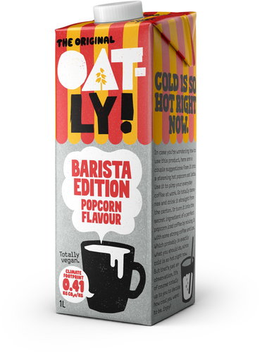 Oatly Oat Barista Popcorn 1 l - Plant-based Drink - Main image