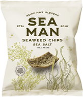 Seaman Seaweed chips Sea salt 75 g - Healthy Crisps
