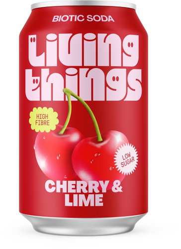 Living Things Cherry & Lime 330ml - Drink - Main image