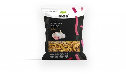 Grig Cricket Chips Garlic - Healthy Crisps - Main image