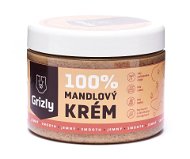 GRIZLY Mandlový krém jemný 100% 500 g - Ořechový krém