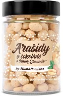 Nuts GRIZLY Arašídy ve White Brownie by @mamadomisha 200 g - Ořechy