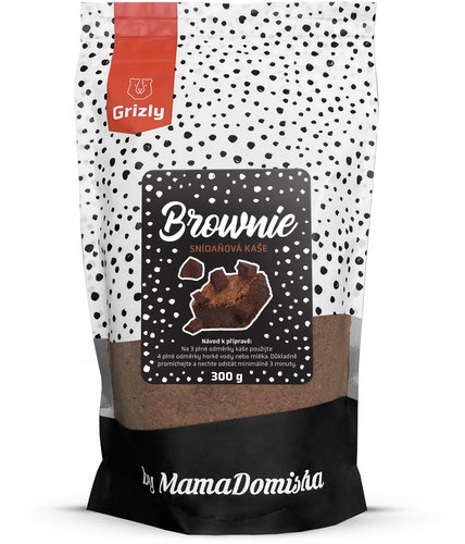 GRIZLY Porridge Brownie by @mamadomisha 300 g - Rice Porridge - Main image