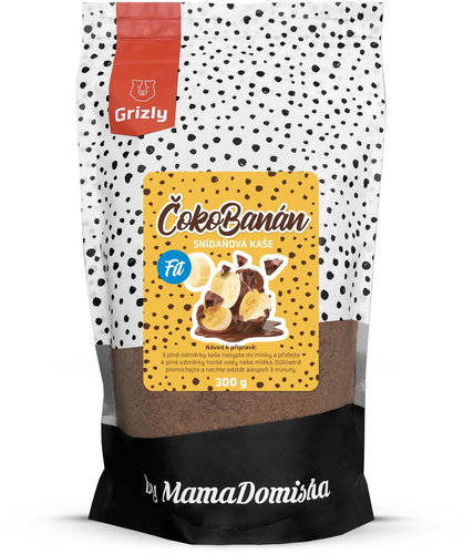 GRIZLY Porridge Choco Banana FIT by @mamadomisha 300 g - Rice Porridge - Main image