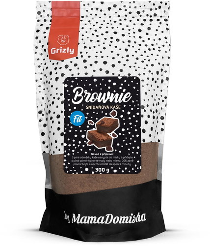 GRIZLY Porridge Brownie FIT by @mamadomisha 300 g - Rice Porridge - Main image