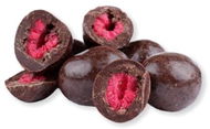 GRIZLY Lyofilizované maliny v hořké čokoládě 250 g - Lyofilizované ovoce