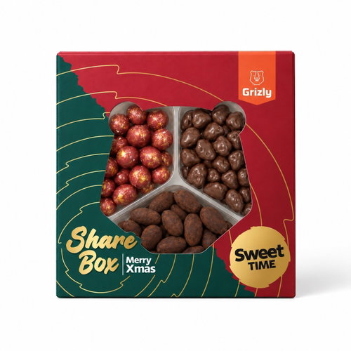 GRIZLY Vánoční Sharebox sladký 270 g Main image GRIZLY Vánoční Sharebox sladký 270 g - Small Gift Box - Main image