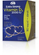 GS Extra Strong Vitamin D3, 2000 IU 90 capsules - gift pack 2022 - Vitamin D