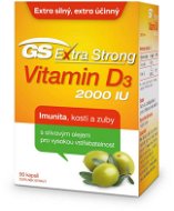Vitamin D GS Extra Strong Vitamin D3 2000 IU cps. 90 2022 ČR/SK - Vitamín D
