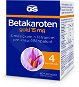 GS Betakarotén gold 15 mg, 80 + 40 kapsúl - Betakarotén