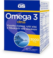GS Omega 3 citrus, 60 + 30 kapsúl - Omega-3