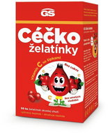 GS Céčko so šípkami želatínky bez cukru 50 ks - Vitamín C